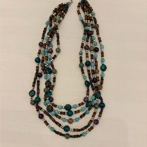 Beaded Statement Necklace
